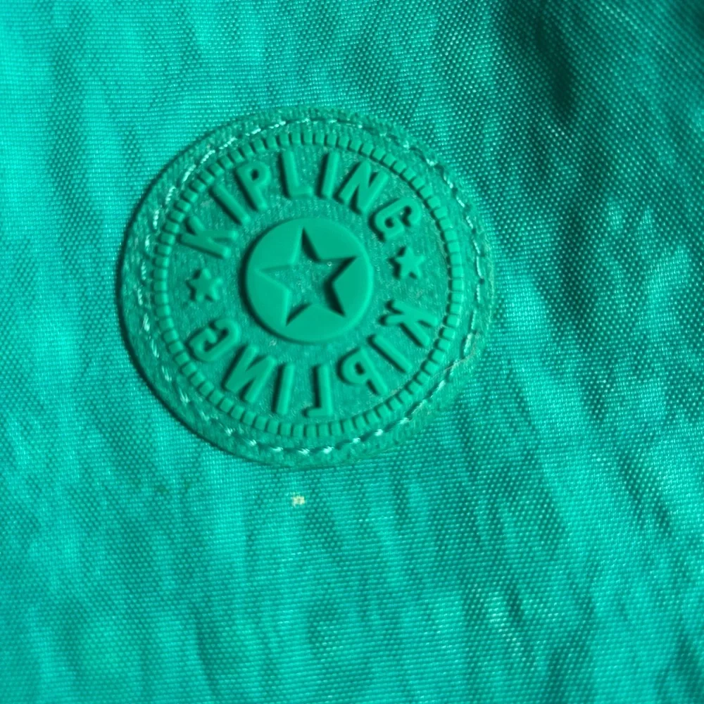 Kipling‎ Turquoise Backpack with Silver Zippers